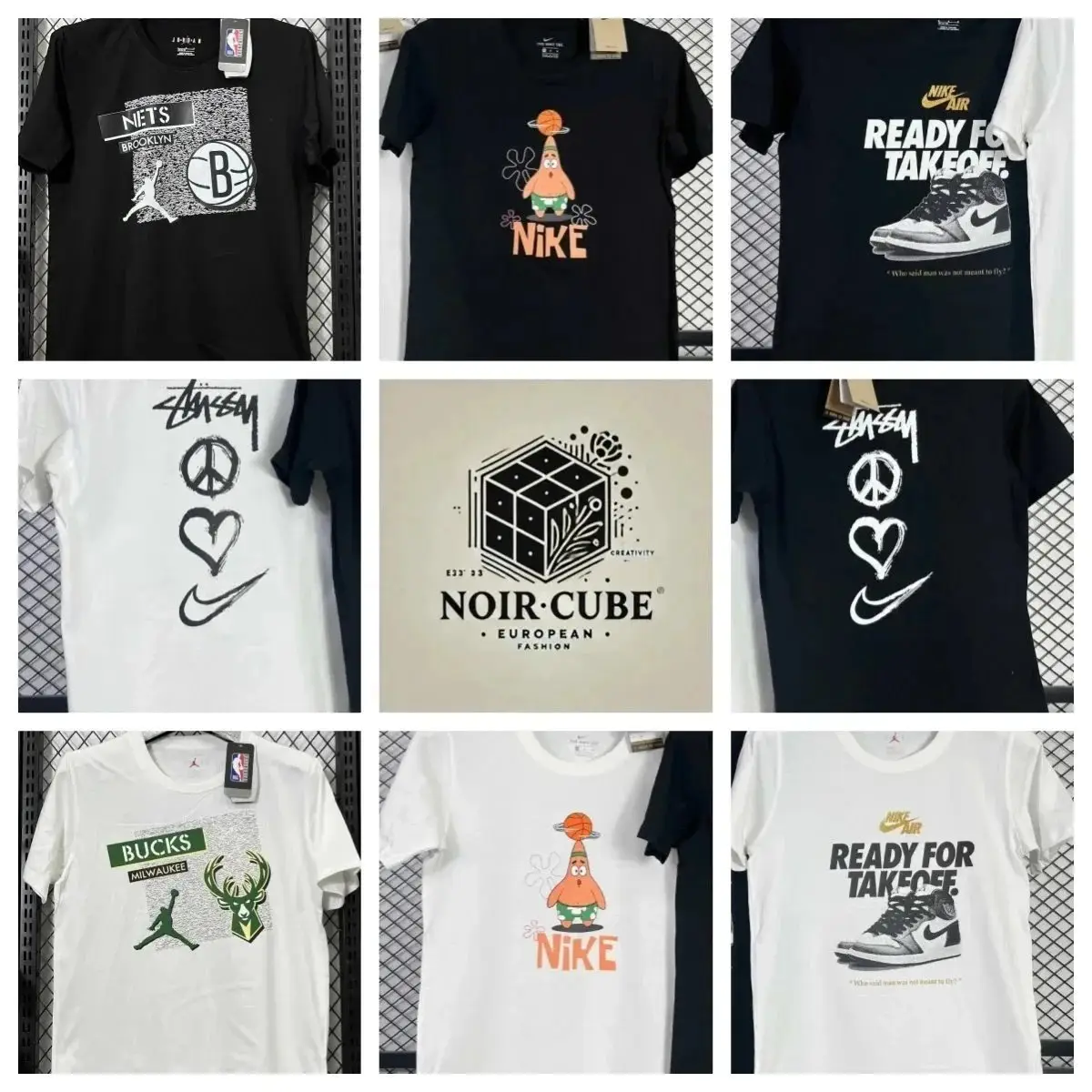 Jordan Nike × Stussy T-Shirt（40 STYLE TOP）